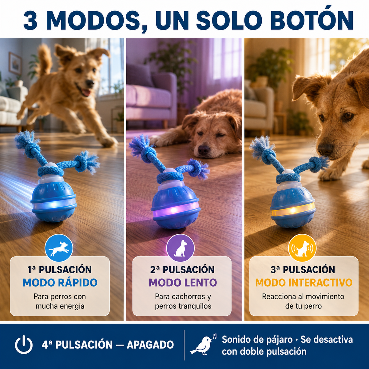Bola interactiva - Desestresante para perros