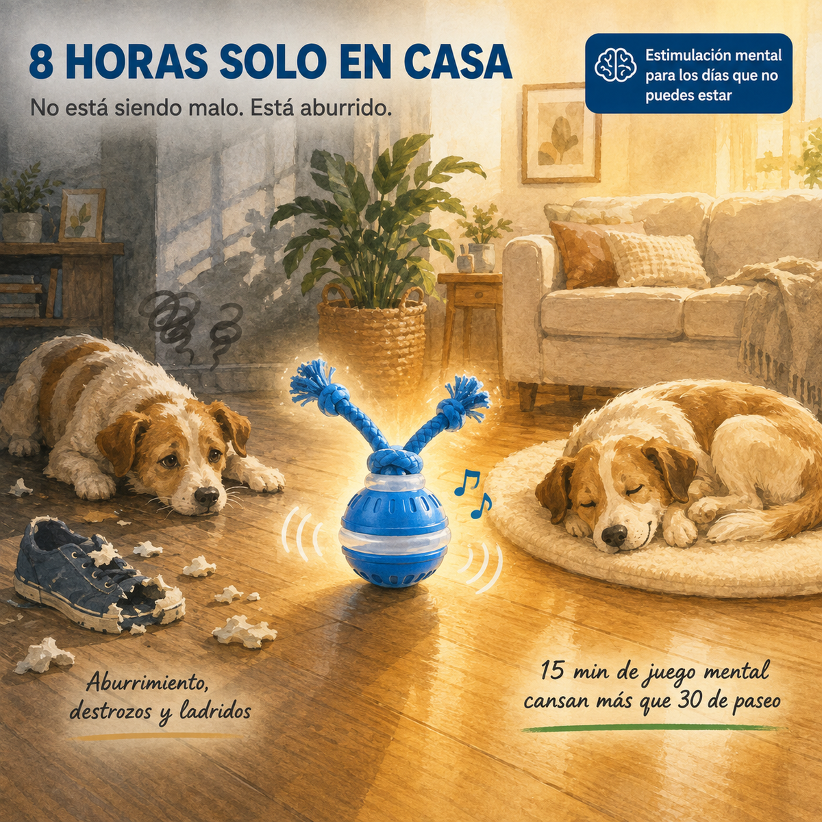 Bola interactiva - Desestresante para perros