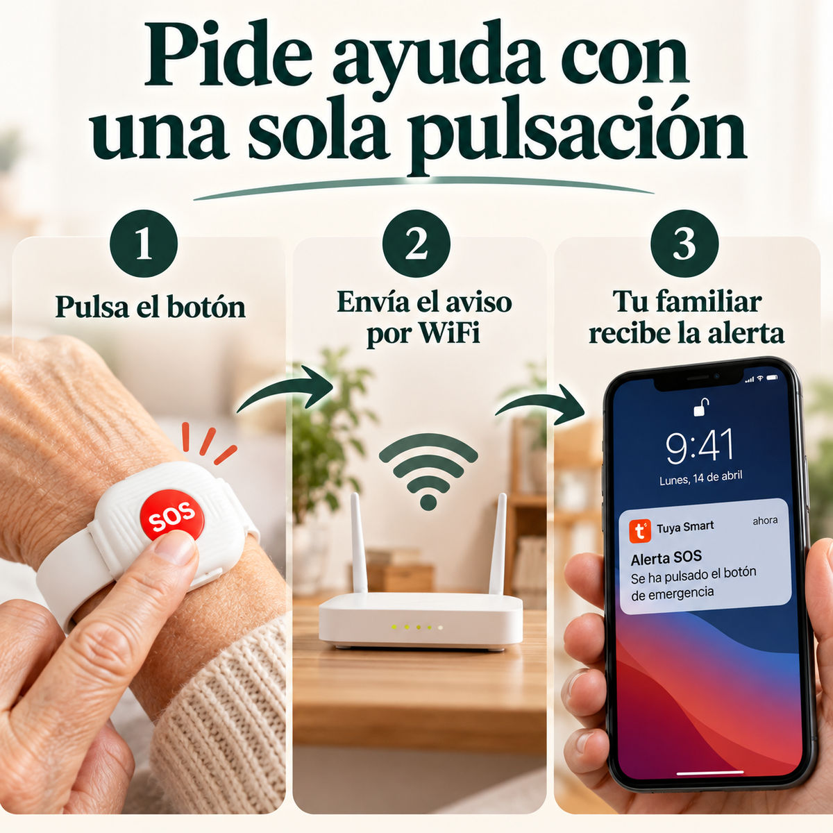 Pulsera SOS WiFi