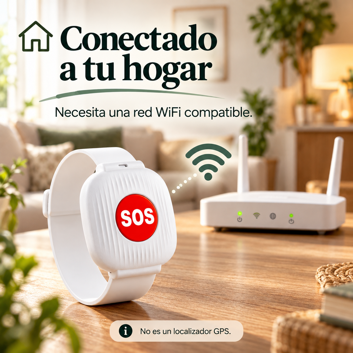 Pulsera SOS WiFi